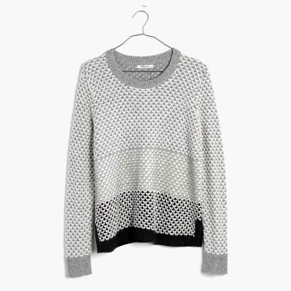 Madewell Geo Block Pullover Sweater - Picture 4 of 8